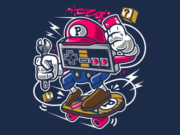 Player Skater Vector t-shirt design Player Skater Vector t-shirt design