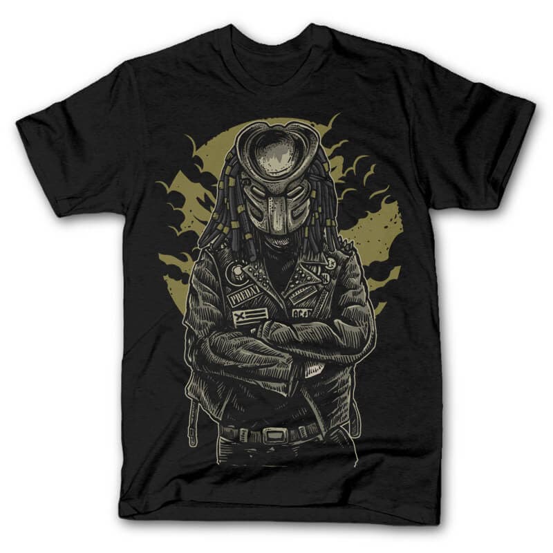 Predator Vector t-shirt design t shirt designs for sale