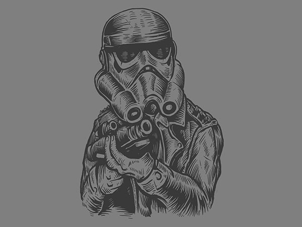 Punktrooper Vector t-shirt design Punktrooper Vector t-shirt design