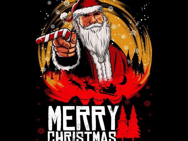 Rdr santa t shirt design png