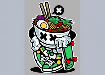 Ramen Style Vector t-shirt design