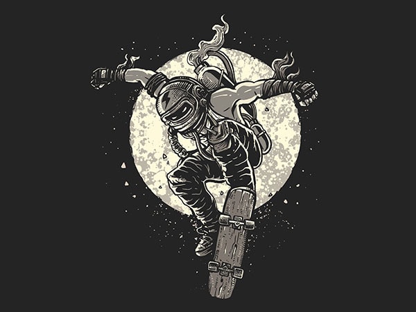 Rebel skater vector t-shirt design
