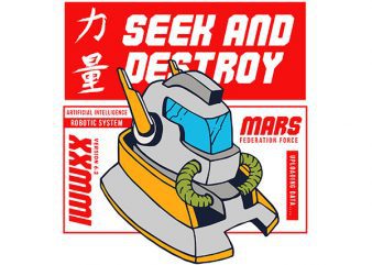 Robo Vector t-shirt design
