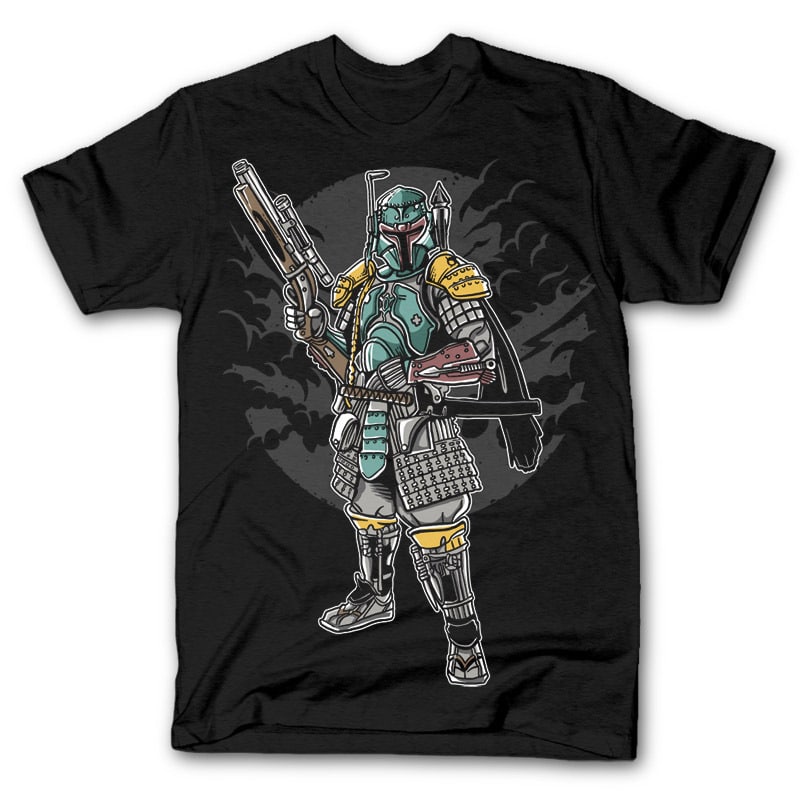 Ronin Hunter Vector t-shirt design buy t shirt designs artwork