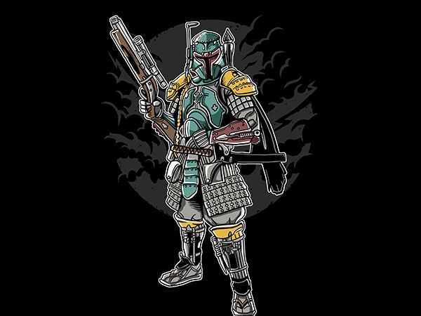 Ronin Hunter Vector t-shirt design Ronin Hunter Vector t-shirt design