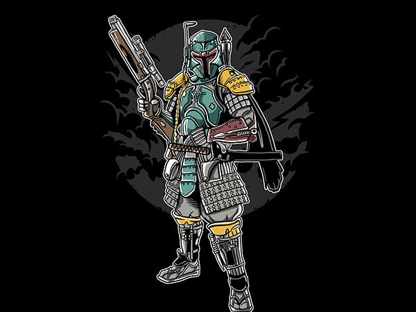 Ronin hunter vector t-shirt design