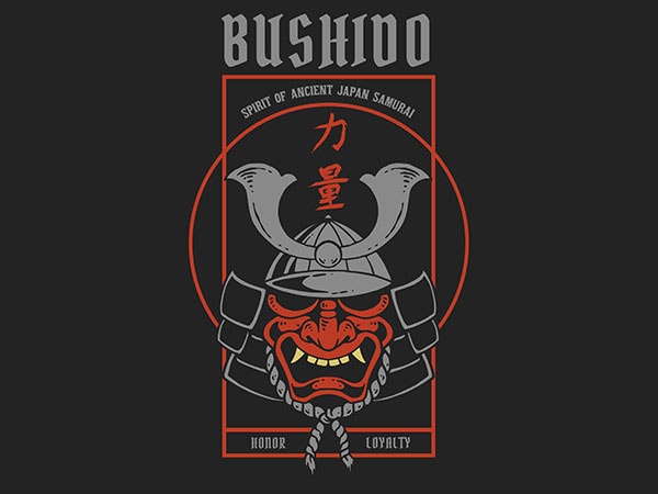 Ronin graphic t-shirt design