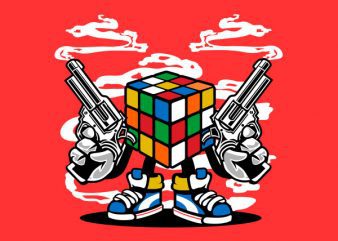 Rubix Killer Vector t-shirt design