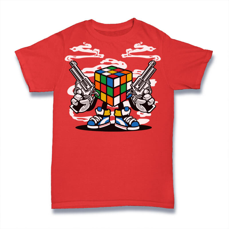 Rubix Killer Vector t-shirt design buy t shirt design