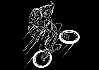 Samurai Rider Vector t-shirt design