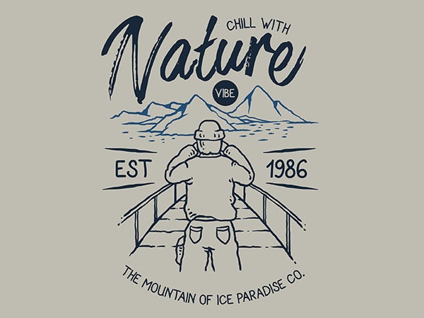 Searching graphic t-shirt design