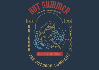 Shark Graphic t-shirt design
