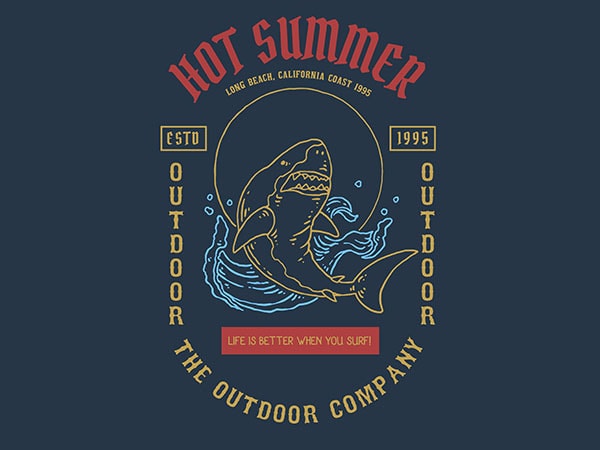 Shark graphic t-shirt design Shark graphic t-shirt design