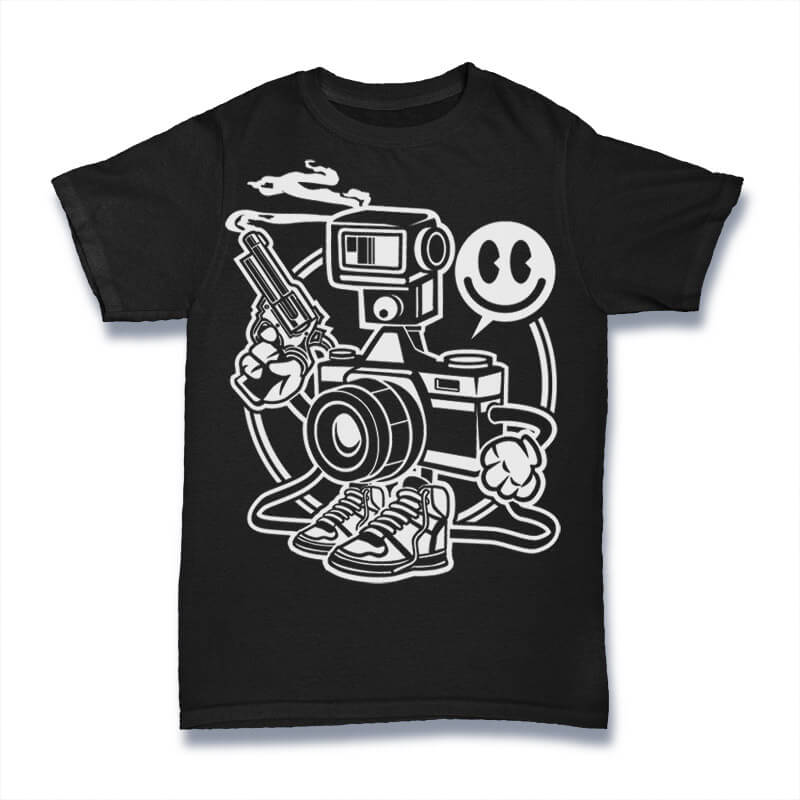 Shooter Vector t-shirt design t shirt design graphic