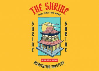 Shrine Graphic t-shirt design
