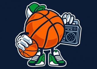 Street Basketball Graphic t-shirt design