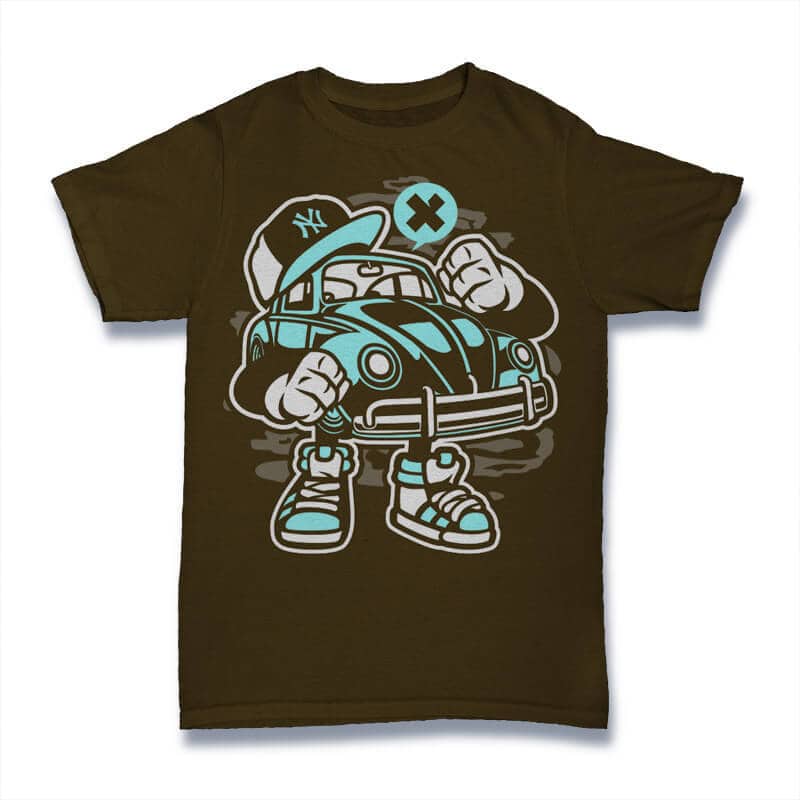 Street Beetle Graphic t-shirt design t shirt design graphic