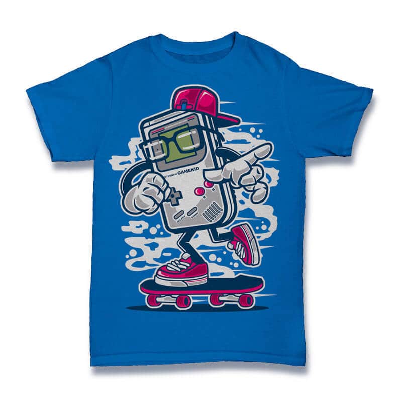 Street Gamers Graphic t-shirt design t shirt designs for print on demand