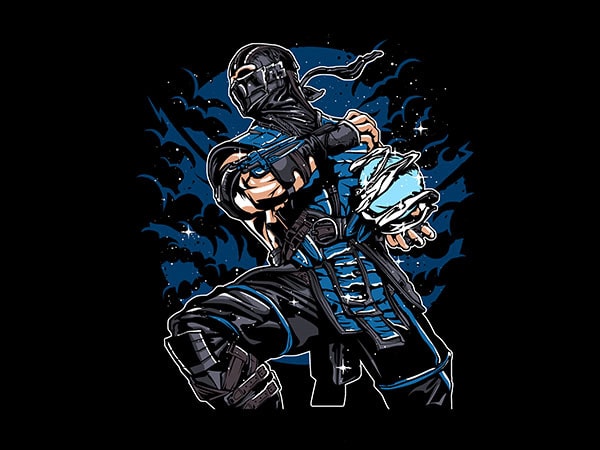 Sub zero vector t-shirt design