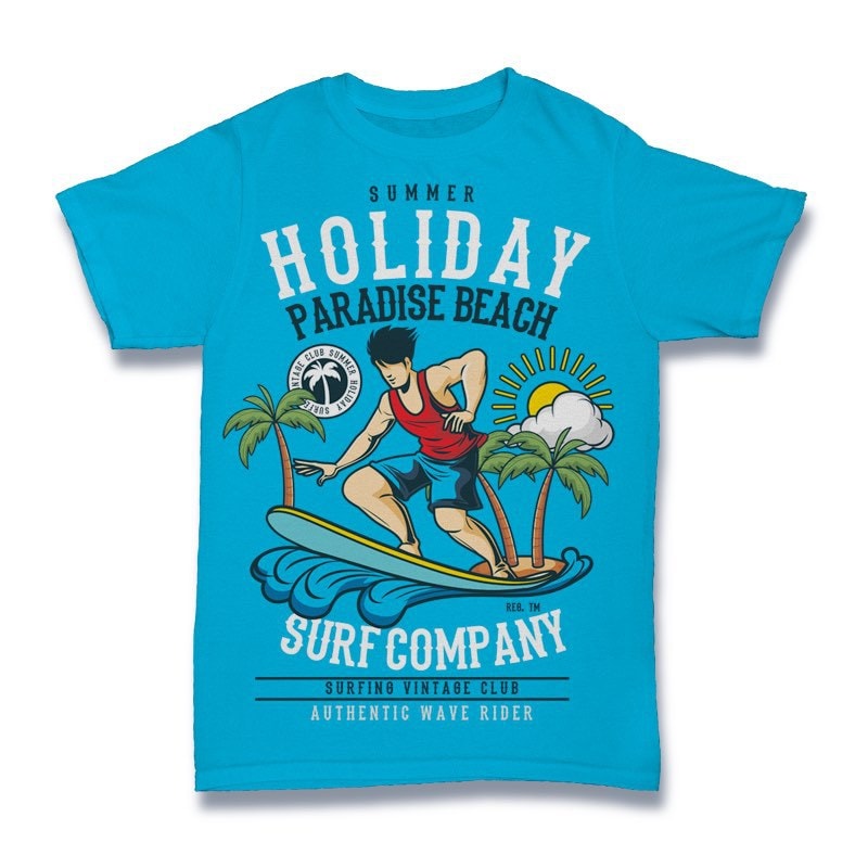Download Summer Holiday Vector t-shirt design