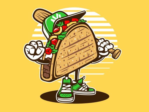 Taco graphic t-shirt design