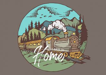 Train Graphic t-shirt design