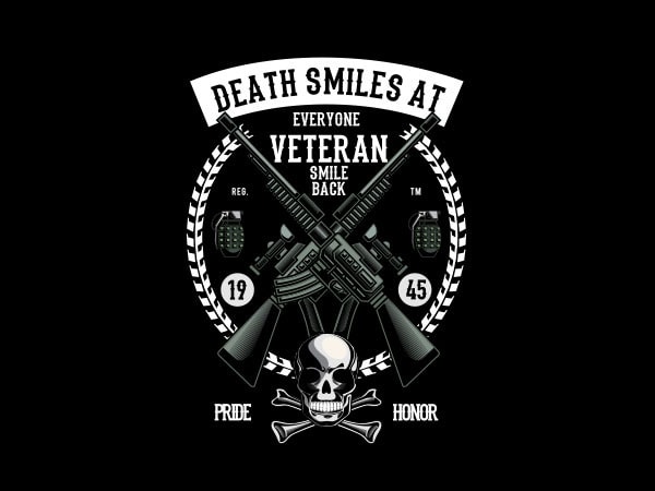 Veteran vector t-shirt design