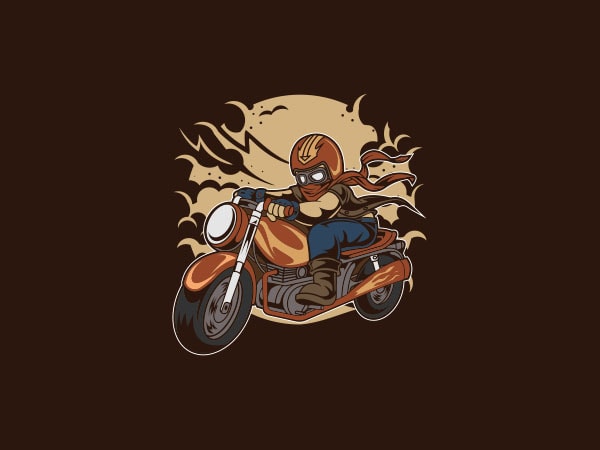 Wild biker svg vector t-shirt design
