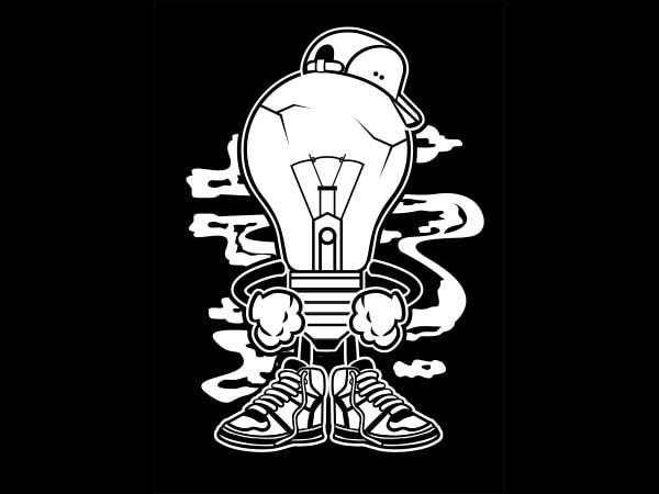 Light boy graphic t-shirt design