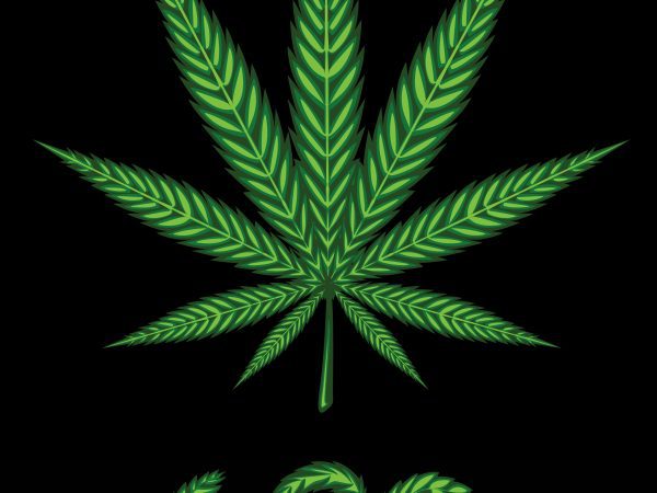 Cannabis badge design , icon