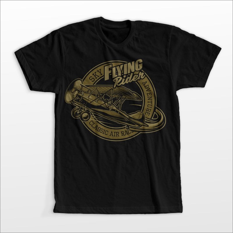 Flying Rider buy t shirt design