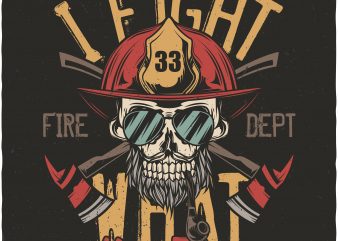 I fight what you fear. Vector T-Shirt Design
