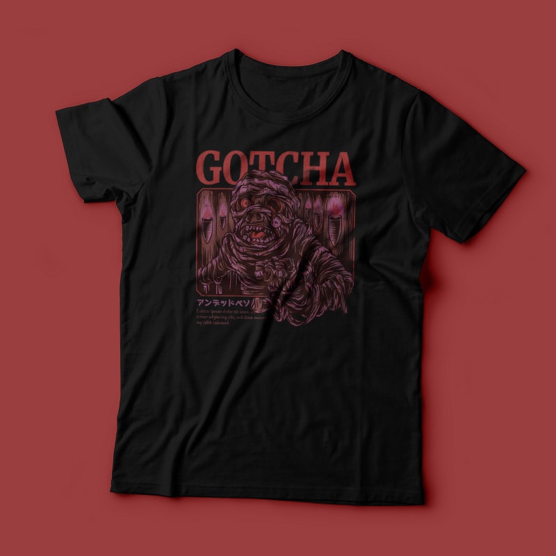 Gotcha Mummi T-Shirt Design tshirt factory