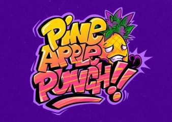 pineapple punch t shirt design png