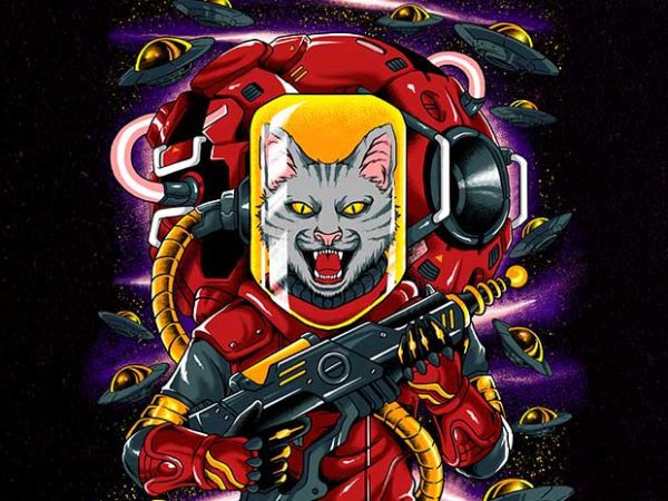 Guardian space graphic t-shirt design Guardian space graphic t-shirt design