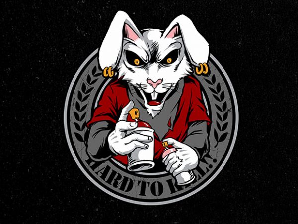 Rabbit clan vector t-shirt design