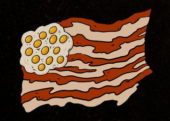proud to be a bacon Graphic t-shirt design