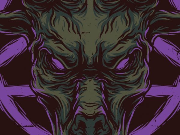 Death Goat T-Shirt Design Death Goat T-Shirt Design