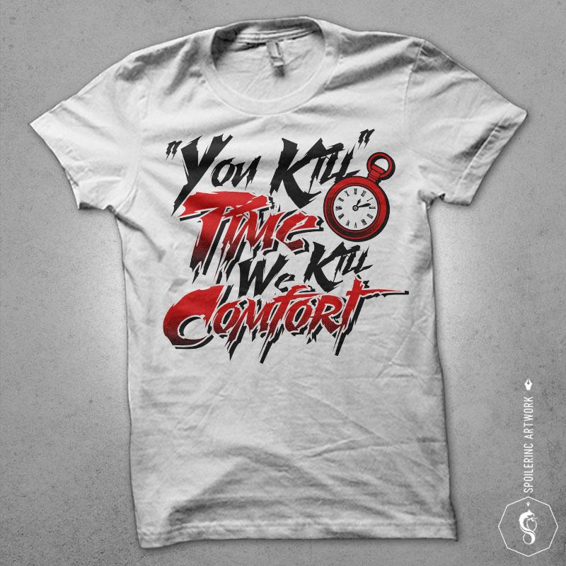 comfort killer Vector t-shirt design tshirt design for sale