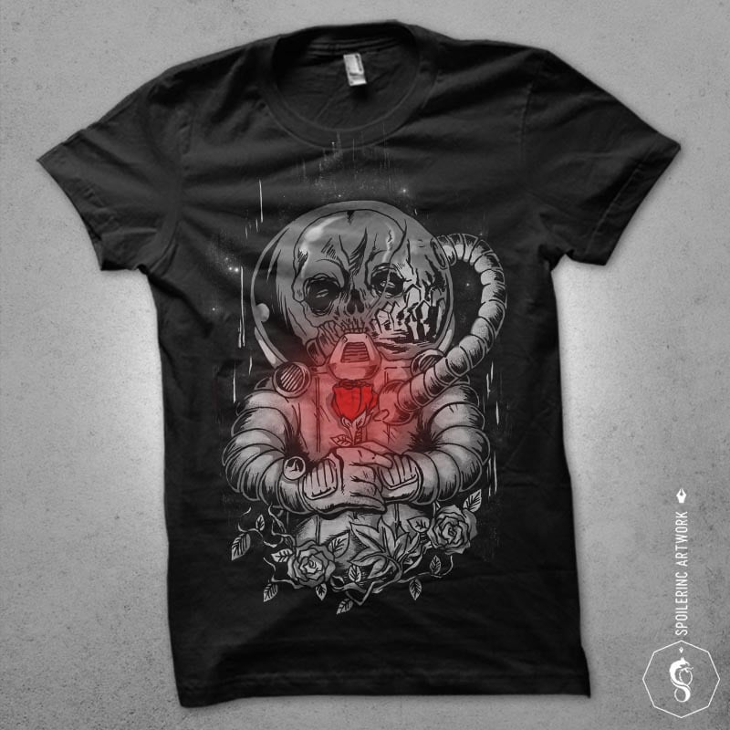 death in space Graphic t-shirt design buy t shirt designs artwork