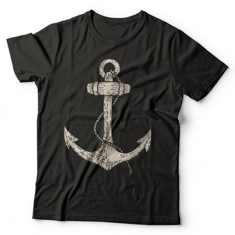 Anchor. Vector T-Shirt Design commercial use t shirt designs