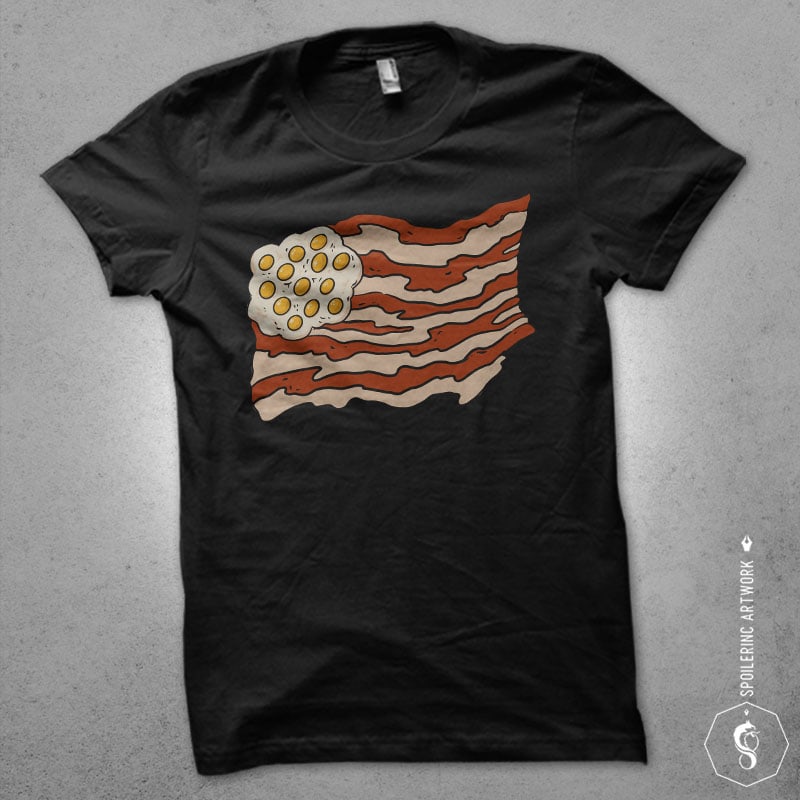 proud to be a bacon Graphic t-shirt design vector t shirt design