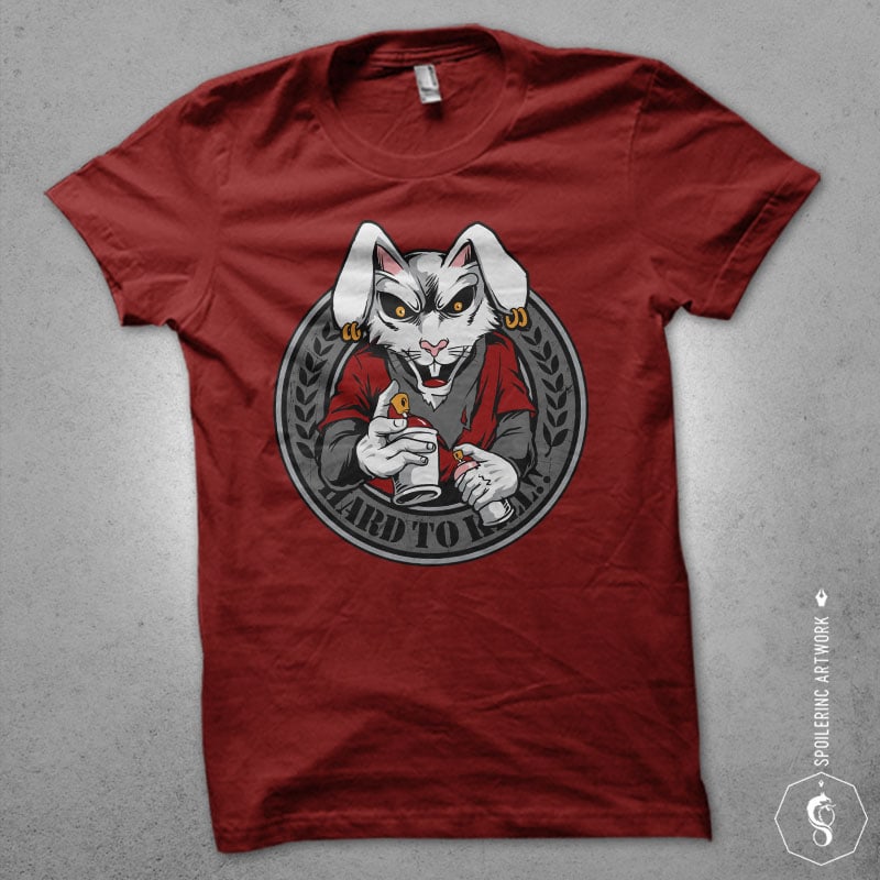 rabbit clan Vector t-shirt design vector t shirt design