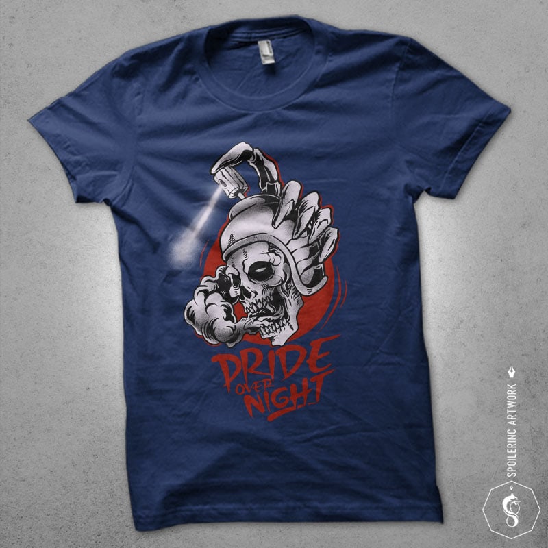 spray with skull Graphic t-shirt design vector t shirt design