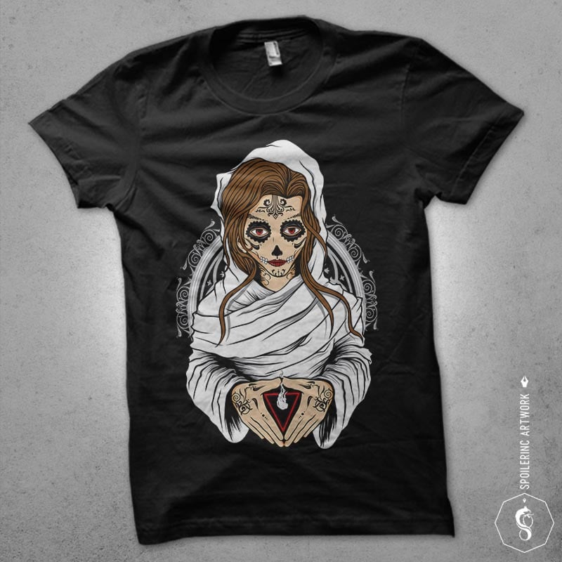 sugar nun Vector t-shirt design buy t shirt designs artwork