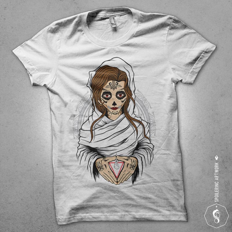 sugar nun Vector t-shirt design buy t shirt designs artwork