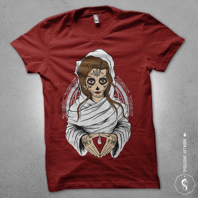 sugar nun Vector t-shirt design buy t shirt designs artwork