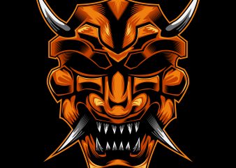 Samurai Evil Ronin commercial use t-shirt design