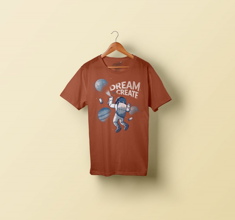Astronaut Graffiti tshirt-factory.com