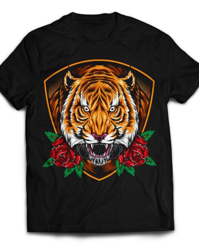 Beast t shirt designs for printify